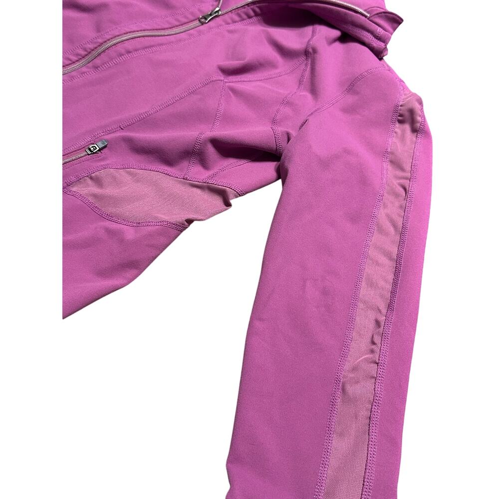 Tangerine Women’s Pink Zip Up Activewear Jacket Mesh Size Medium - Picture 4 of 7
